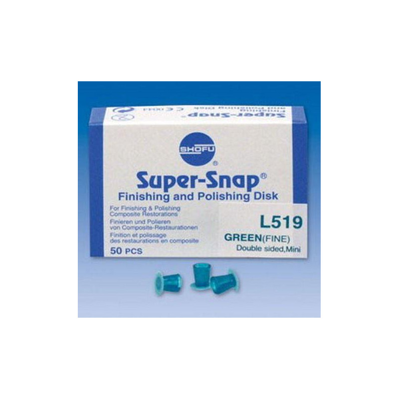 Super-Snap 50 pcs Green mini
