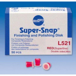 Super-Snap 50 pcs Red mini