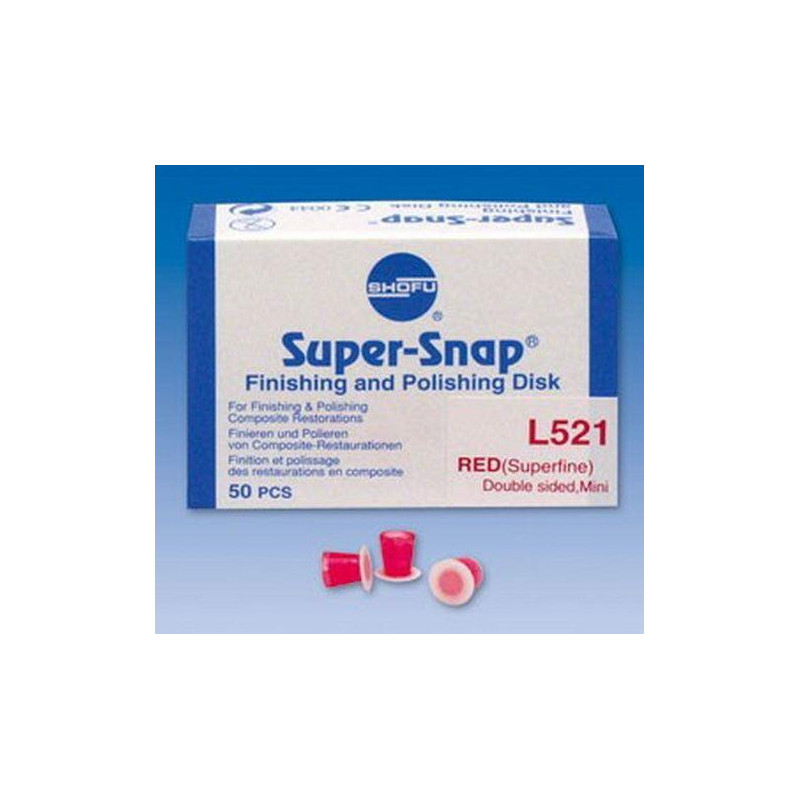 Super-Snap 50 pcs Red mini